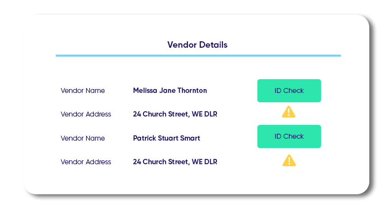 software for conveyancers showing vendor details